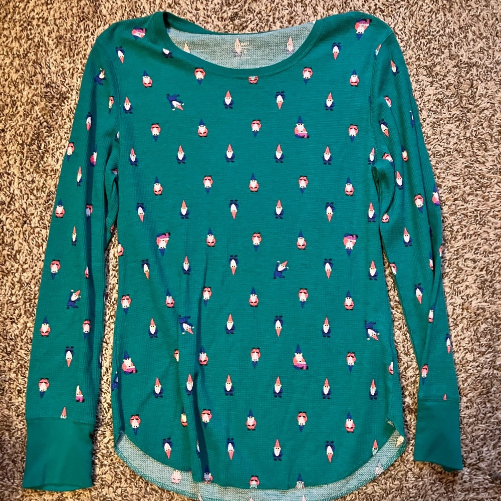 Gnome long sleeve tee